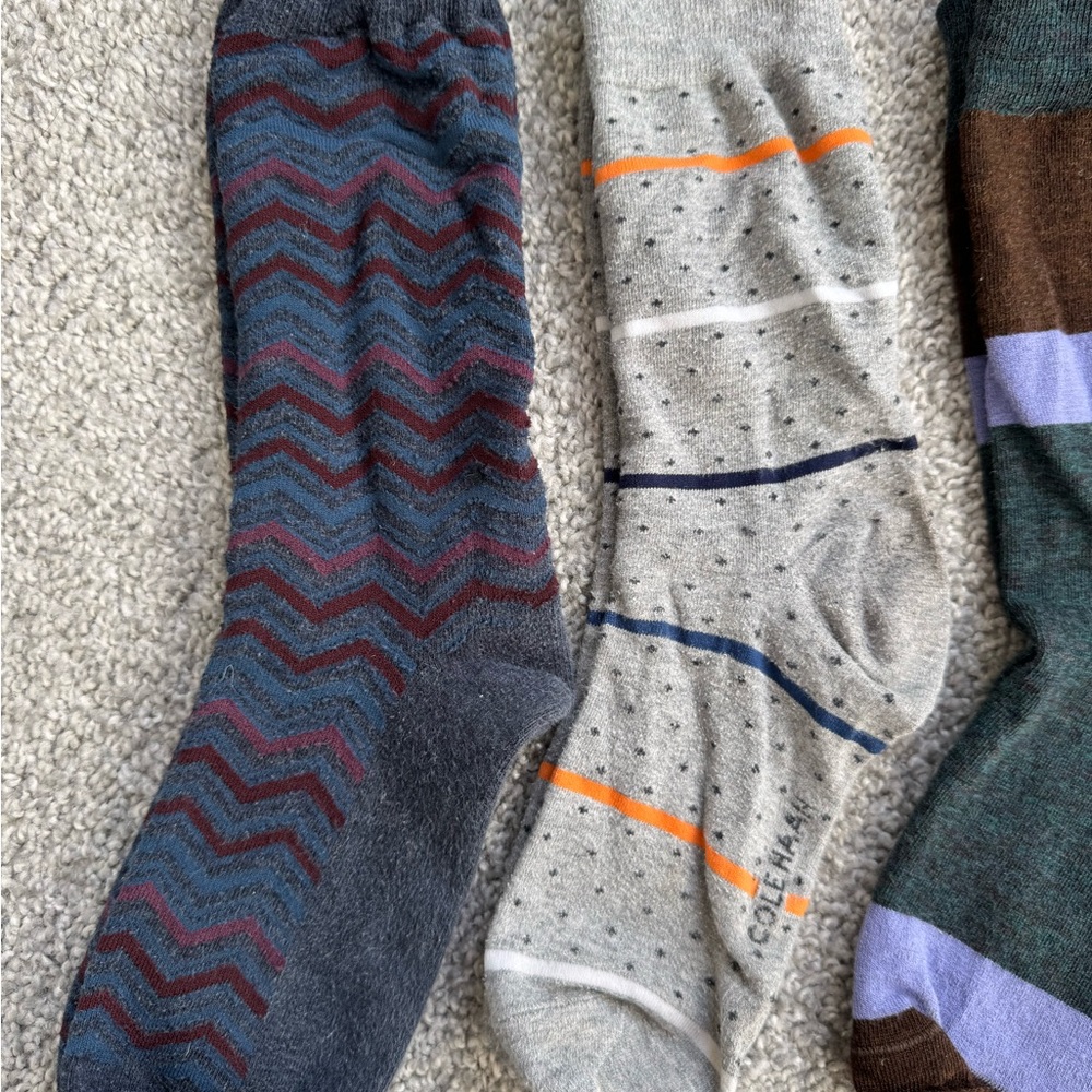Patterned Mens socks- multicolor - Picture 3 of 3
